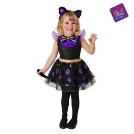 My Other Me Disfraz de Gatita Violeta para Niña con Vestido, Cola y Diadema, 100% Poliéster, Talla 1-2 Años My Other Me Disfraz de Gatita Violeta para Niña con Vestido, Cola y Diadema, 100% Poliéster, Talla 1-2 Años