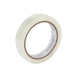 Q-connect Cinta Adhesiva Transparente Encelofanada 66 mt x 19 mm