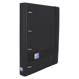 Oxford Europeanbinder Live&Go Carpeta Anillas 4x35 mm A4+ 5x5 Tapa Polyfoam Negro con Apertura 360º y Bolsillo Interior Precio: 13.78999974. SKU: S8414522