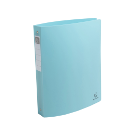 Exacompta Carpeta de 4 Anillas 30 mm Din A4+ Polipropileno Reciclado Colores Surtidos