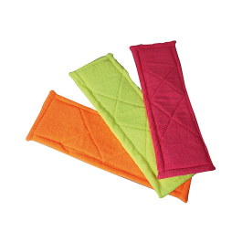 Blanca Recambio Mopa Microfibra 25 x 14 cm para Limpieza de Suelos, Multiusos, Absorción Grasa y Eliminación Polvo