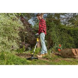 Stanley Fatmax SFMCST933M1-QW Recortadora de Césped Eléctrica Inalámbrica con Batería de 4 Ah y Cargador, 18 V, 33 cm