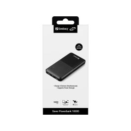Sandberg Powerbank 10000 mAh con Carga Rápida USB-C y USB-A – Batería Externa Portátil Compacta para Viajes y Uso Diario
