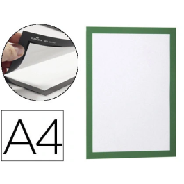 Durable Marco Porta Anuncios Magnético Adhesivo Removible DIN A4 Verde Pack 2 Unidades Precio: 22.49999961. SKU: B1FRG8WH48