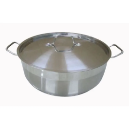 Baumalu Olla a Fuego Lento 36 cm Acero Inoxidable con Tapa para Gastronomía, Apta Inducción Precio: 65.94999972. SKU: B1EG2JGHTK
