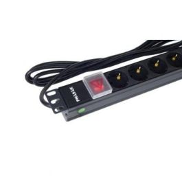 PHASAK Regleta 19" con interruptor 8 tomas - Schuko PHASAK Regleta 19" con interruptor 8 tomas - Schuko