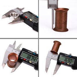 Workpro Calibre Vernier Digital 150 mm, Métrico y SAE, Pantalla LCD, Rango 0-150 mm/0-6", Acero Inox