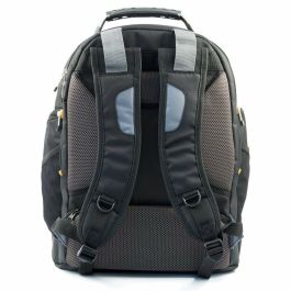 Targus Mochila Portátil Drifter II 16'' Acolchada, Soporte Lumbar, Múltiples Bolsillos y Base Resistente, Negra/Gris