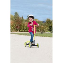 Patín de madera SMOBY de 4 ruedas - Manillar ajustable - Plegable Patín de madera SMOBY de 4 ruedas - Manillar ajustable - Plegable