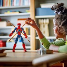 LEGO 76298 Marvel Iron Spider-Man Figura para Construir, Set de Juego de Construcción y Rol para Niños