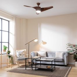 Ventilador de Techo con Luz Cecotec EnergySilence Aero 5290 18 W 40 W Negro Madera