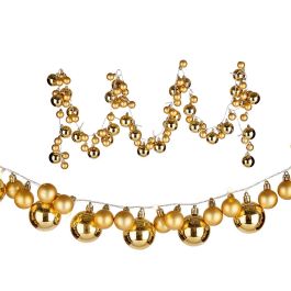 Guirnalda 93 Bolas Pvc Oro Con Led Krist+ 35X9CM (4 Unidades) Precio: 66.98999956. SKU: B1A539A6XK