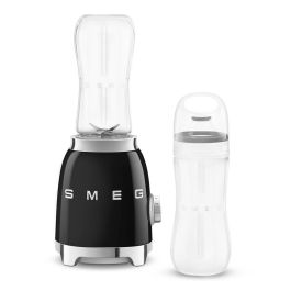 Smeg PBF01BLEU Batidora de Vaso de Cristal Negra Estilo Años 50