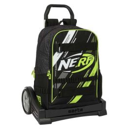 Mochila Escolar con Ruedas Nerf Get ready Negro 31 x 44 x 17 cm Precio: 37.59000036. SKU: B1H37MK83C