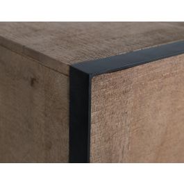 GINER Y COLOMER Aparador 3 Puertas Madera de Mango 150 cm Natural Industrial