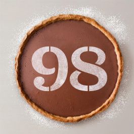 Algon Plantilla para Tarta de Cumpleaños N-8 Pequeña - 13.5 cm x 20 cm (36 Unidades)