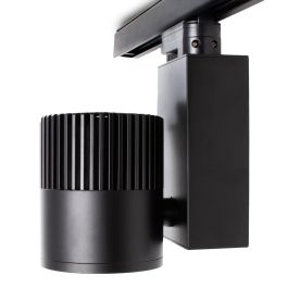Foco de Carril LED  40W 3600Lm CRI90 4200ºK Trifásico UGR17 50.000H [JW-TR40W-BLACK-W] Precio: 33.4999995. SKU: 15096787894659