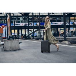 Wenger Maleta de Cabina Syntry con Compartimento para Portátil 14", 4 Ruedas Pivotantes, Negro/Gris, 36L