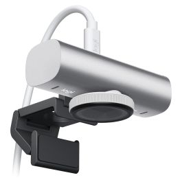 Logitech 960-001554 MX BRIO Webcam 4K Ultra HD 30 pps Zoom 4x Tapa de Privacidad Color Gris