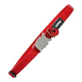 Red Dingo Collar para Gato Liso Rojo, Cierre de Seguridad con Forma de Pez y Cascabel, Nylon 12mm x 20-32cm Precio: 6.7899997. SKU: S6103422