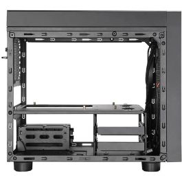 Chieftec CI-03B-OP The Cube Caja de PC Negra para Micro ATX y Mini-ATX con USB 3.2 TypeC