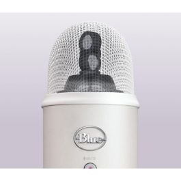Blue Yeti BLU5099206106239 Micrófono USB Premium para Grabar, Transmisión, Gaming, Podcast en PC y Mac - Color Mist Blanca