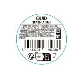 Vaso Bajo Vidrio Serenia Quid 8 cL Vaso Bajo Vidrio Serenia Quid 8 cL