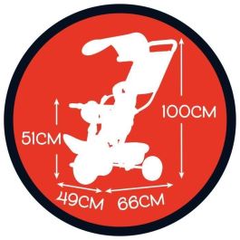 Smoby Triciclo Evolutivo Mickey Classic Paseo Plus para Bebé, Desde 10 Meses a 3 Años, Seguro y Robusto, Fabricado en España Smoby Triciclo Evolutivo Mickey Classic Paseo Plus para Bebé, Desde 10 Meses a 3 Años, Seguro y Robusto, Fabricado en España