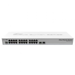 Mikrotik CRS326-24G-2S+RM Switch Router 26 Puertos Gigabit Ethernet SFP+ PoE Precio: 195.69000033. SKU: B1DX984ZY8