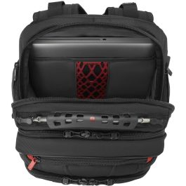 Wenger Pegasus Deluxe Ballistic Mochila para portátil de 16 pulgadas Negra con compartimento para tableta