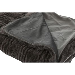 Manta Urban DKD Home Decor Marron 170 x 1 x 130 cm (2 Unidades) Manta Urban DKD Home Decor Marron 170 x 1 x 130 cm (2 Unidades)