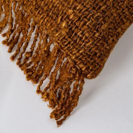 Cojín Naranja Viscosa-Algodón 50 X 50 cm