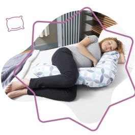 Badabulle Cojín de Maternidad y Lactancia 2 en 1 Gráfico para Embarazo y Bebé – Soporte, Alivio Espalda y Brazos Badabulle Cojín de Maternidad y Lactancia 2 en 1 Gráfico para Embarazo y Bebé – Soporte, Alivio Espalda y Brazos
