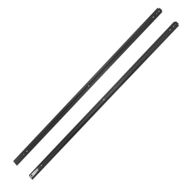 Carril Monofásico Empotrable para Focos LED 2M Negro, Incluye Herrajes y Cortable. Versátil para Proyectores - HO-218000CARRIL-N-2M-EM