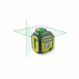 Ryobi RYO4892210201850 Láser verde 360° Rango 25m Precisión +/- 0.5mm con bastón telescópico, bolsillo y 4 baterías
