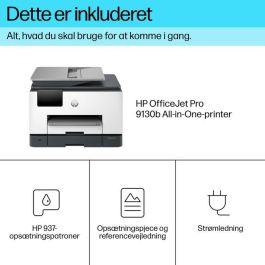 HP OfficeJet Pro 9130b All-in-One Printer Inyección de tinta térmica A4 4800 x 1200 DPI 25 ppm Wifi HP OfficeJet Pro 9130b All-in-One Printer Inyección de tinta térmica A4 4800 x 1200 DPI 25 ppm Wifi