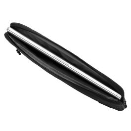 Ewent EW2520 Funda Protectora para Portátil 13.3" (33,8 cm) de Poliéster Negro con 1 Compartimento y Bolsillo Frontal
