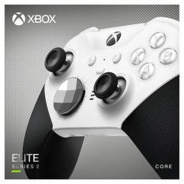 Microsoft Xbox Elite Controller Series 2 Core Edition White Gamepad Inalámbrico y alámbrico Bluetooth/USB para PC y Xbox One