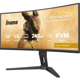 IIYAMA AAASP67783 Monitor Curvo G-Master GOLD PHOENIX para Juegos 34" VA 240Hz 0.4ms Altura Ajustable