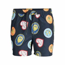 Bañador Hombre Jack & Jones BIG PRINTS 12227754 Azul marino Precio: 19.49999942. SKU: S2026376