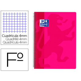 Oxford Cuaderno Espiral School Classic Folio 80 Hojas Cuadro 4 mm Con Margen Fucsia Precio: 23.50000048. SKU: B1DR9NA4H4