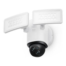 EUFY Floodlight E340 Cámara de Seguridad Exterior con Cable, Giro 360°, Doble Cámara, 2000 Lúmenes, Visión Nocturna, Activada por Movimiento, Wi-Fi Precio: 272.68999956. SKU: B13SDBNGN9