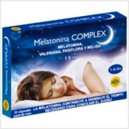 ROBIS Melatonina Complex 1,9 mg para Dormir, Reduce Jet Lag, 30 Cápsulas con Valeriana, Pasiflora y Melisa Precio: 10.5900003. SKU: B1E7MLF5MG