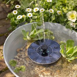 Lumineo Fuente jardín solar plástico exterior LED RGB cambio de colores 893035