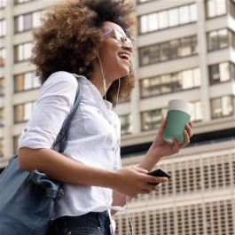 Berghoff 3950123 Taza de Viaje de Porcelana 0,33 L