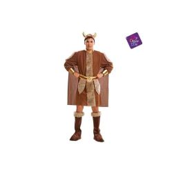 My Other Me Disfraz Vikingo Talla M-L Incluye Vestido con Capa, Botas, Cinturón y Casco 100% Poliéster