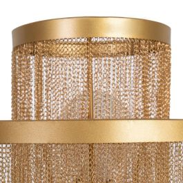 Lámpara Mesa Oro Metal 30 X 30 X 50 cm