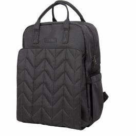 Tineo TIN3275052459534 Bolso cambiador forma mochila acolchado negro Tineo TIN3275052459534 Bolso cambiador forma mochila acolchado negro