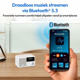 Medion AAAQH12607 Mini Radio DAB/FM Mono 2W RMS Blanco