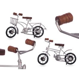 Bicicleta Pequeña Plateada Giftdecor 28x17x10 cm - Hierro, Madera, Plástico (12 Unidades) Precio: 90.68999973. SKU: B13YGH47EW